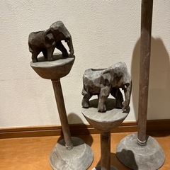 大中小🐘象のキャンドルスタンド🕯️