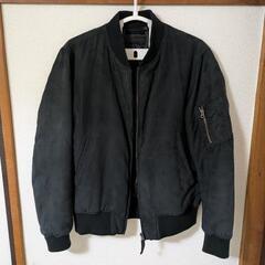 【美品】ユニクロ スエードMA-1ブルゾン