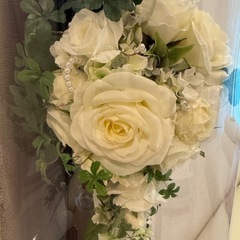 結婚式　ブーケ　手作りの画像