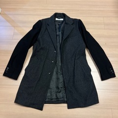 タケオキクチ チェスターコート 2トーン メンズの画像