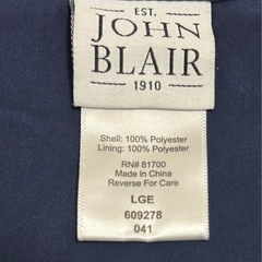  【新品　未使用】 John Blair ジョンブレア ブルゾン ジャケット アウター　ウィンドブレーカー　Ｌサイズの画像
