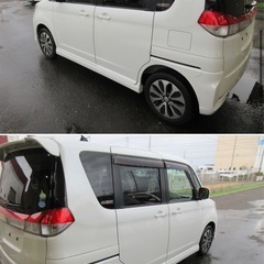 ⭐️H26年式⭐️ソリオ🌈ナビTV🌈両側パワースライド🌈HID🌈車検新規2年付き、保証1年間の画像