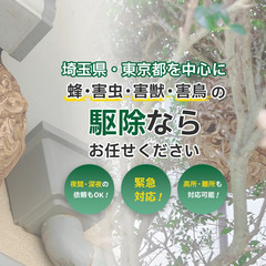 【埼玉県戸田市の皆さまへ】春のハチ駆除はお早めに！プロが安…