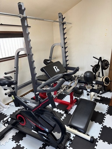 筋トレ　ダンベル　ベンチ　
自宅トレーニング器具一色