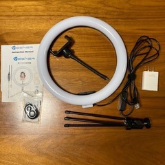 10インチ撮影用LEDライト　ACアダプタ付き