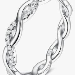 Diamday] 無限の愛 リング レディース スターリングシル...