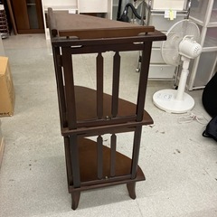 ☆値下げ☆M2504-515 三角コーナー 飾り棚 昭和レトロ キズ汚れ有りの画像