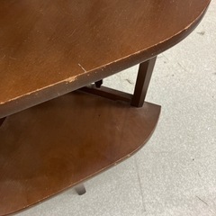 ☆値下げ☆M2504-515 三角コーナー 飾り棚 昭和レトロ キズ汚れ有りの画像