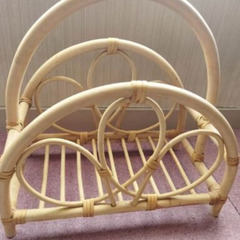 新品✨マガジンラック 藤   ラタン