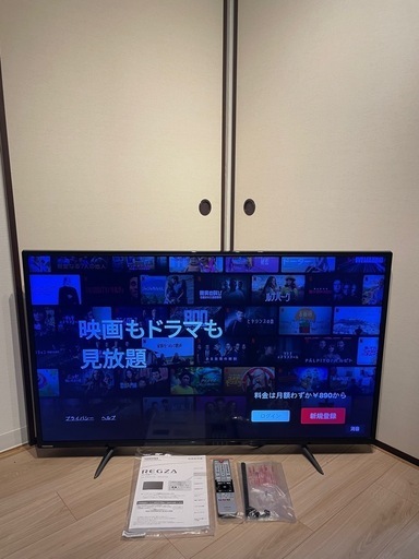 [美品] 2018年製 49インチ 4K レグザ 49C310X 東芝