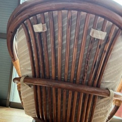 籐家具　回転椅子　の画像