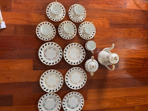 セーエー陶器　アンティーク　ティーカップ