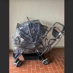 カトージ　二人乗りベビーカー　二人でゴー　の画像