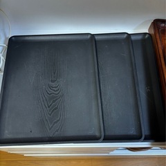 お盆 5枚 お菓子入れ 2つ　セットの画像
