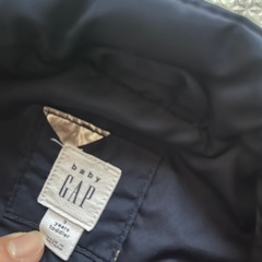 baby GAP 100cm ハート ダウンベストの画像