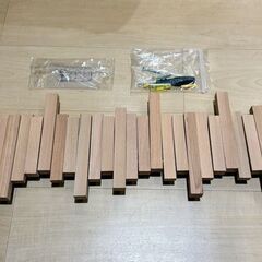未使用 コートラック2種(ボヘミアンスタイル木製ウォールと木製ス...