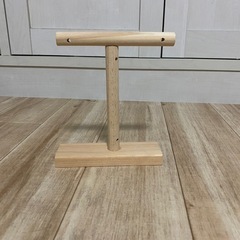 【差し上げます】小鳥用Tパーチ　止まり木
