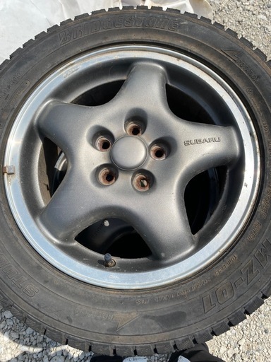 スバル アルミホイール付きタイヤ