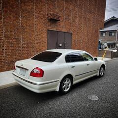 最終値下げ！車検【令和8年9月】 日産シーマ 3.0Lターボ 低走行！パールホワイト 50シーマ中期 日産ディーラー整備記録あり！九州 大分の画像