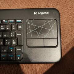 お値下げしました　Logicool　ロジクール　ワイヤレスキーボード　パッド付き　お値引き可の画像