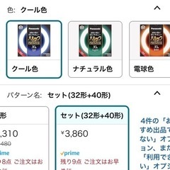 パルックプレミアム　40形一本　蛍光灯の画像