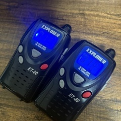  トランシーバー2台セット