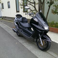 ヤマハ　マジェスティ250(4HC)　バッテリー新品交換済み　オイル交換後引き渡し　LEDヘッドライト　ナンバー登録書類有り(無料)の画像