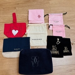 ゲラン　ケイトスペード　アレキサンドル　など　ノベルティ　巾着　セット