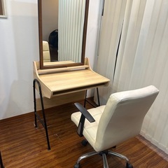 最終日美容室サロン用セット面ドレッサー1セット (hiの国:プロフィル 