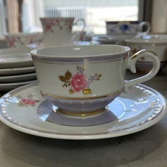 glory china カップ＆ソーサーセット の画像