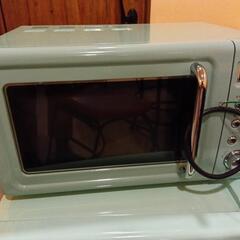中古品　美品　レトロな単機能電子レンジ　ターンテーブル ヘルツフリー