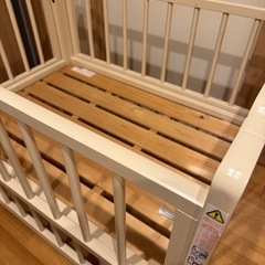 （受渡予定者決定）ベビーベッド（ミニ）＋お布団の画像