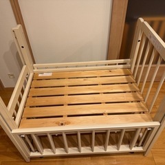 （受渡予定者決定）ベビーベッド（ミニ）＋お布団の画像