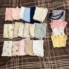 80サイズ　半袖ロンパース&肌着　まとめ売り