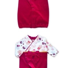 はかまドレスオール　50〜70cmの画像