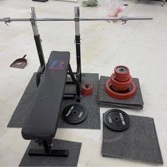 筋トレ バール おもりの画像