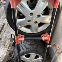 ホンダ純正14インチアルミホイールとタイヤ