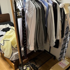 セットで無料　ハンガーラック　耐荷重50kgの画像