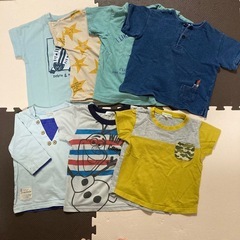 【7枚セット】100 110 Tシャツ 半袖 7分丈1枚 ★3c...