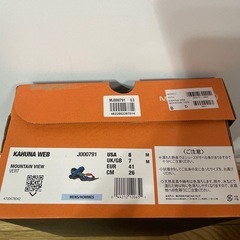 MERRELLサンダル　メンズ26 の画像