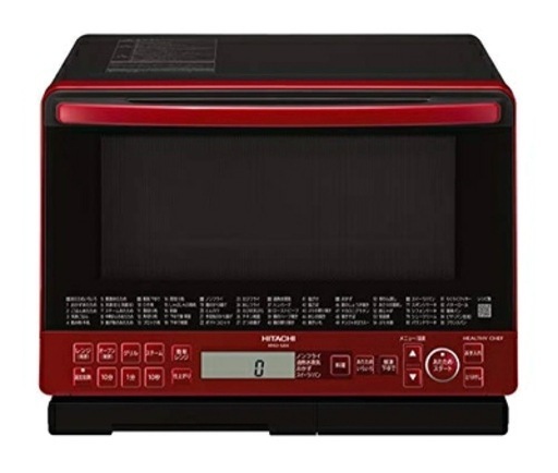HITACHI 日立オーブンレンジ赤 (Omatsu,) 鴨宮のキッチン家電