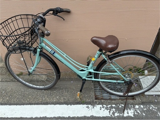 26インチ　自転車　カゴ付き
