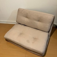 22日の夜まで取引できる方【無料】折りたたみソファベッド