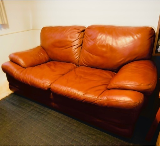 ニトリ2P
本革ソファ