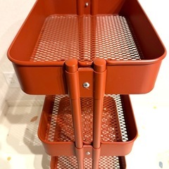 IKEA イケア RASKOG ロースコグ ワゴンレッドブラウン（廃盤品