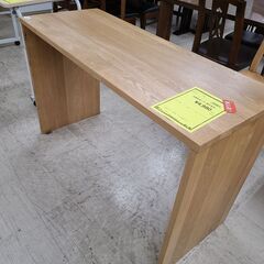 J9297　良品計画　無垢材デスク　オーク材　コの字 机 廃盤サ...