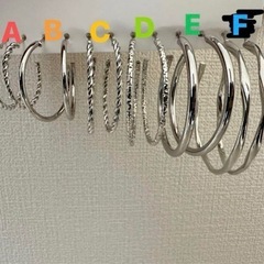 リングピアス6種類

