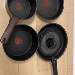 ティファール t-fal 取っ手のとれる 鍋 フライパンセット