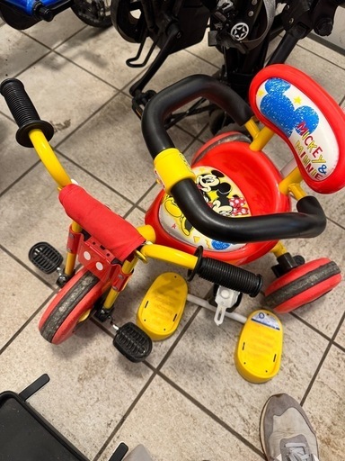 ディズニー ミッキー三輪車 (なっくー) 札幌の三輪車の中古