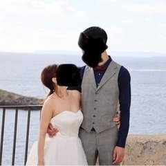 ウェディングドレス＆ベール２種セットの画像